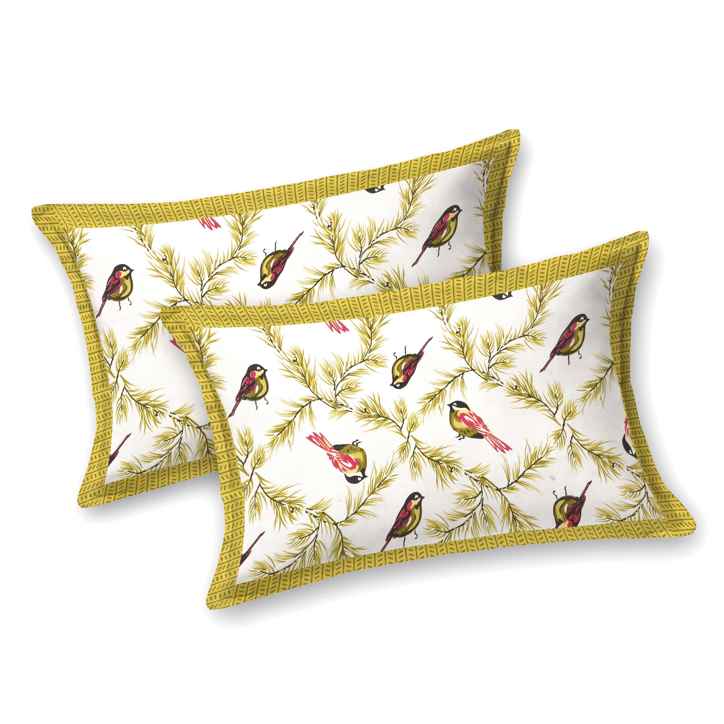 Jaipuri Cotton Printed Double Bedsheet With Two Pillow Covers - Image 3
