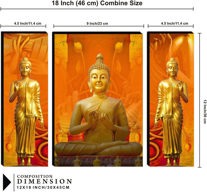 Set Of 3 Digital Wall Painting - Image 2