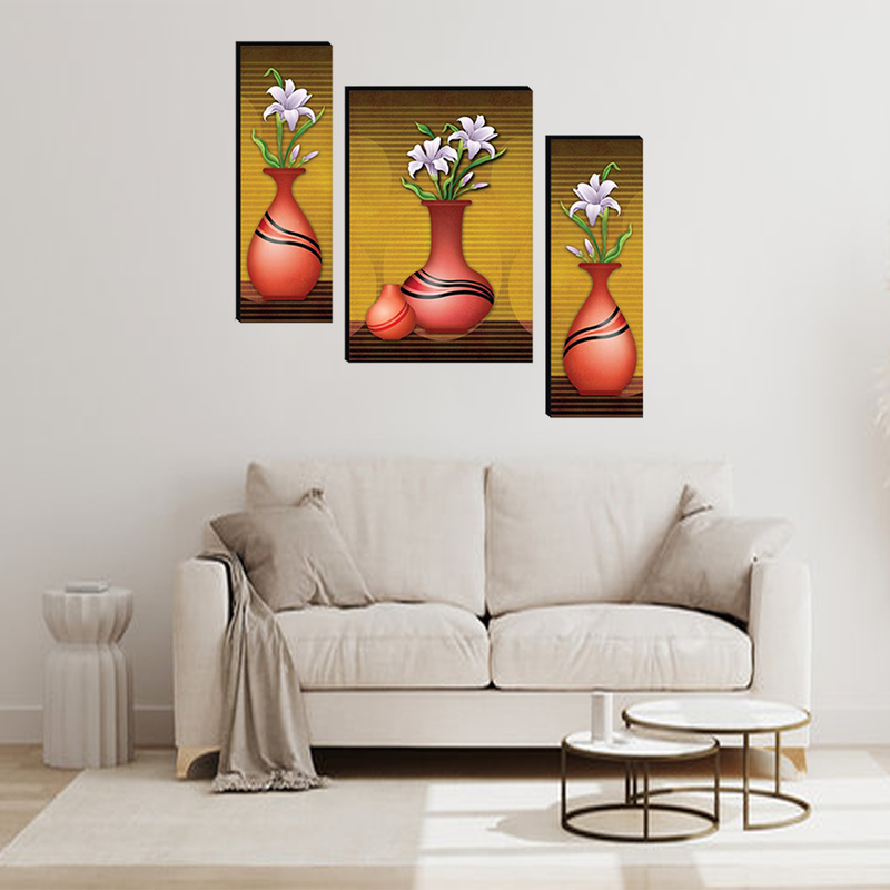 Set Of 3 Digital Wall Painting