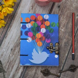 Handmade Vintage Leather Diary with Antique Lock – Model SC-CLD16