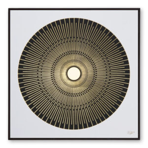 Golden Embossed Wall Painting For Home Decoration , Paintings for Living Room , Modern Art Wall Pinting, For Home Decor (12X12 INCH)