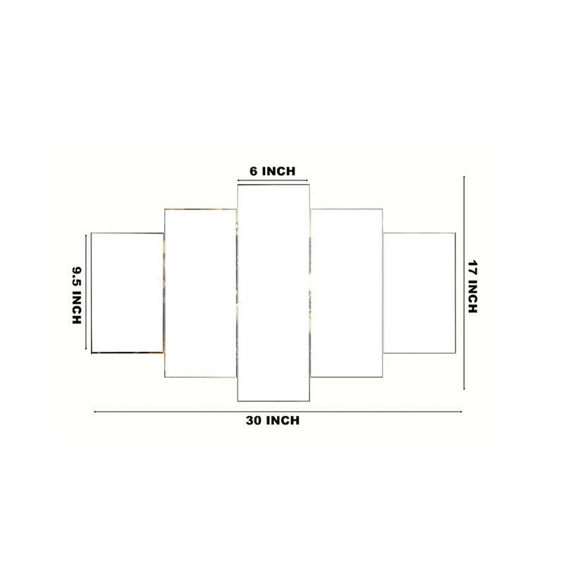 Rajsthan Set of Five 3D Framed Paintings for Wall Decoration – Ideal for Home, Living Room, and Bedroom (125 x 60 CM) - Image 2
