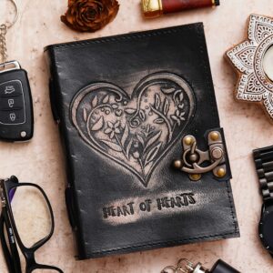 Handmade Vintage Leather Diary with Antique Lock – Model AR-LBLD5