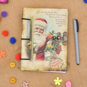 Handmade Vintage Leather Diary with Antique Lock – Model SC-CLD9